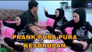 PRANK PURA-PURA KESURUPAN || SUAMI TAKUT SETENGAH MAT1