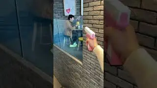The pink toy pistol is pretty cool