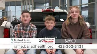 Niswonger Children's Hospital Raffle 2025