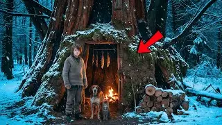 A 15-YEAR-OLD BOY RUNS AWAY FROM HOME WITH HIS DOG, CAT-LIVING INSIDE A 2000-YEAR-OLD REDWOOD TREE