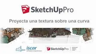 Proyectar una textura sobre una curva en SketchUp 2015 - Iscarnet