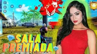 FREE FIRE AO VIVO 🔴SALA PREMIADA VALENDO DIMAS + CODIGUIN -#freefireaovivo #rumo100k