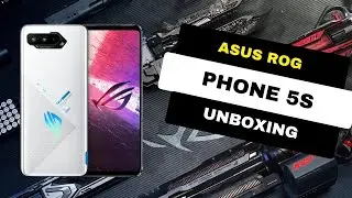Распаковка Asus ROG Phone 5s [Storm White] и Asus ROG Cetra II Core [Moonlight] #Asus #ROG #Phone