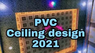PVC ceiling design 2021/How to make 3D ceiling design PVC panels/PVC wall panels Home decor in 2021