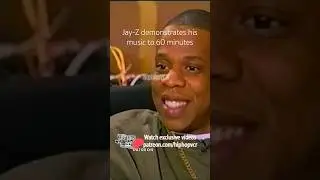 Jay-Z demonstrates his music to 60 minutes #JayZ #guru #rocafella #rocafellarecords #hiphopvcr