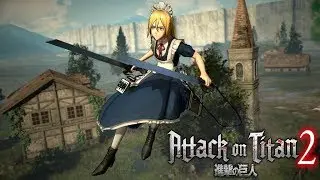 Attack on Titan 2 - Christa : Maid Outfit [Gameplay]