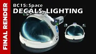 BLENDER CHALLENGE 15: Space Helmet (Part 7)