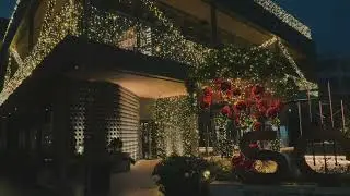 Iluminare festivă și decorațiuni pentru restaurantul SOL | Led Svet | Moldova 