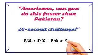 America, Can You Solve This? &ndash; Weird Fraction Puzzle@TheKhalilIFY Olympiad Math Tricks 