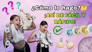 &iexcl;C&oacute;mo cambiar las ruedas y frenos de los PATINES! (TUTORIAL) Es SUPER F&Aacute;CIL! En cinco minutos ✅