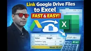 Link Google Drive Files to Excel &mdash; FAST & EASY!