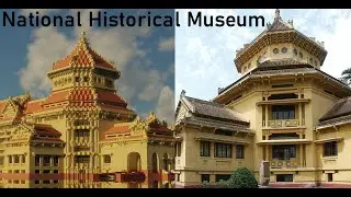 National Historical Museum - Minecraft Timelapse build | Bảo t&agrave;ng lịch sử Quốc Gia, H&agrave; Nội
