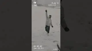 snowfall enjoy 🧊😀😀
