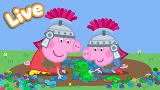 🔴 LIVE 24/7: Peppa Pig Playtime Fun! 👗🌈 | Peppa Pig's Pretend Play | FULL EPISODES