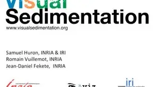 Visual Sedimentation Demo (with audio) - Data stream visualization