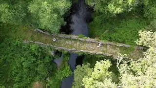 Puente de Parada (Cerdedo-Cotobade) a vista de dron (04/07/2023) | DJI Mini 3 Pro