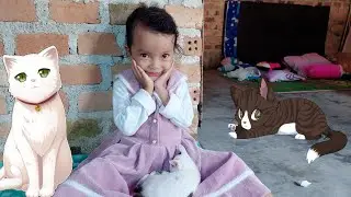Alifa Punya Kucing Lucu Banget💕Mainan Anak Perempuan💕@Alifacomel