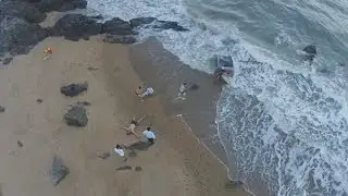 Dramatic rescue: Wedding party in Australia save fisherman