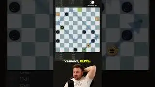 Mind-Blowing Checkers Combination! 🤯