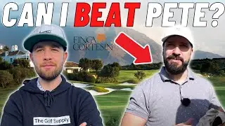 CAN I BEAT PETER FINCH'S SCORE... AT THE HARDEST GOLF COURSE EVER!!! (Finca Cortesin Part 1)