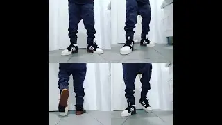 Adidas Alexander Wang aw skate super black on feet