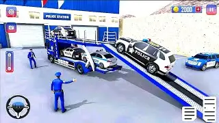 Police Car Transporter 2022 - Transporting Police Vehicles in Cargo Plane#2 - Android Gameplay
