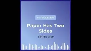 Simple Step: Paper Has Two Sides