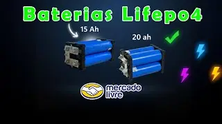 Baterias LiFePO4 IVE: Teste T&eacute;cnico + Resist&ecirc;ncia Interna BAIX&Iacute;SSIMA | Mercado Livre