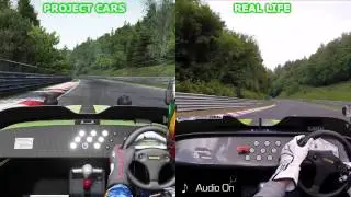 Project CARS vs Real Life - Caterham Superlight R500 at Nordschleife