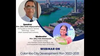 Webinar on Colombo City Development Plan - 2022 - 2031
