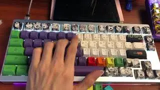 ID80 Silver - Moyu black - ASA/XDA/OEM/Cherry Profile Sound test