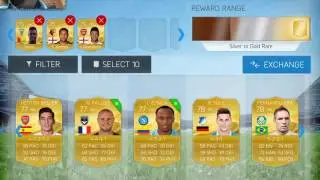 Hunting for futties FIFA 16 MOBILE Pack opening and player exchange