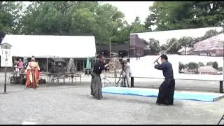 「侍う -SABURAU- in ITALY 凱旋展」タイ捨流演武・松田郁美