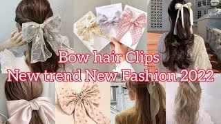 Latest Stylish Bow Hair clip 2022||New trendy hair accessories bow clips