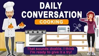 Daily conversation cooking | Learn English | Kitchen Vocabulary in English