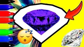 Как Нарисовать Бриллиант | How to Draw Diamond MAGIC coloring pages | Волшебные Раскраски