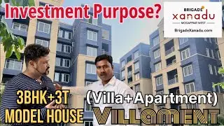 Brigade Xanadu Luxury 3BHK Model House | Spanish township G+6 #aruvameesaikoduvaparva #brigadegroup