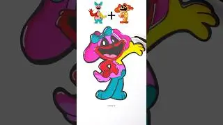 Dolly The DoughGirl + DogDay Poppy Playtime 4 Mixed Puzzle Challenge #shortsvideo #trending #dogday