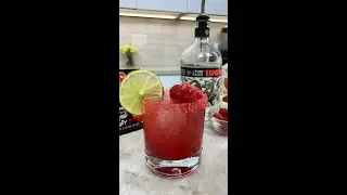 Raspberry Pop Rocks Margarita