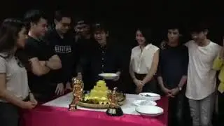 [Repost] All Cast Dilan Tumpengan
