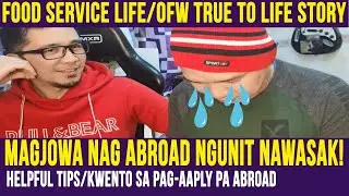 Food Service life. Ofw Middle east true to life story