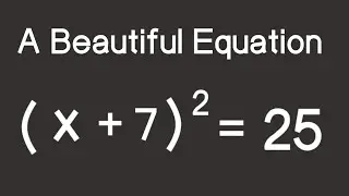 A Beautiful Math Equation ||  Find The Value of X  || #mathisfactionofficial