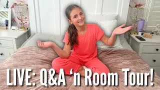 ⭐️LIVE⭐️ Q&A and Room Tour with 💕HALLIE💕 plus Livvy & Stella
