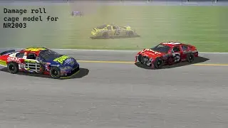 Damage roll cage model for NR2003 in 2025 tutorial