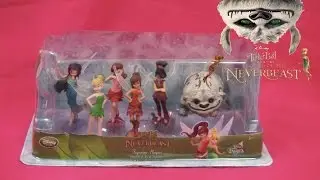 Tinkerbell Legend of the Neverbeast Disney Fairies Toys Playset Figurines Unboxing