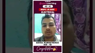 NHPC JE Topper की रणनीति #nhpcje2025 #nhpcjeresult #nhpcje #ytshorts #shortsfeed #shortsviral