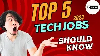Top 5 In-Demand Tech Jobs for 2024 | Twebi Tech | #ai  #datascience #cybersecurity #twebitech #twebi