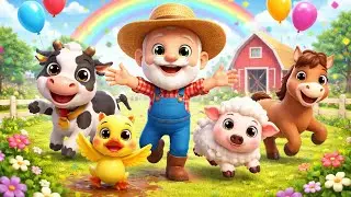 Old macdonald had a farm #kids fun#learing videos #nursery rhymes #poem for kids