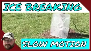 Ice Breaking In Slow Motion