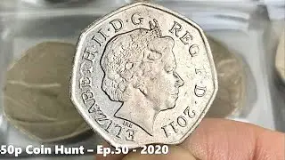 LUCKY OLYMPIC 50p FIND! | &pound;100 50p COIN HUNT Book 1 Ep.50 - 2020